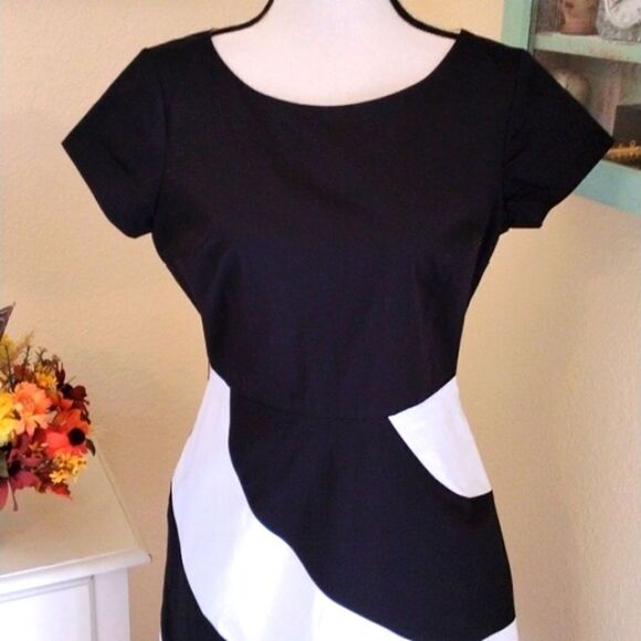 Bea & Dot by Modcloth Black and White Dress - Picture 2 of 9